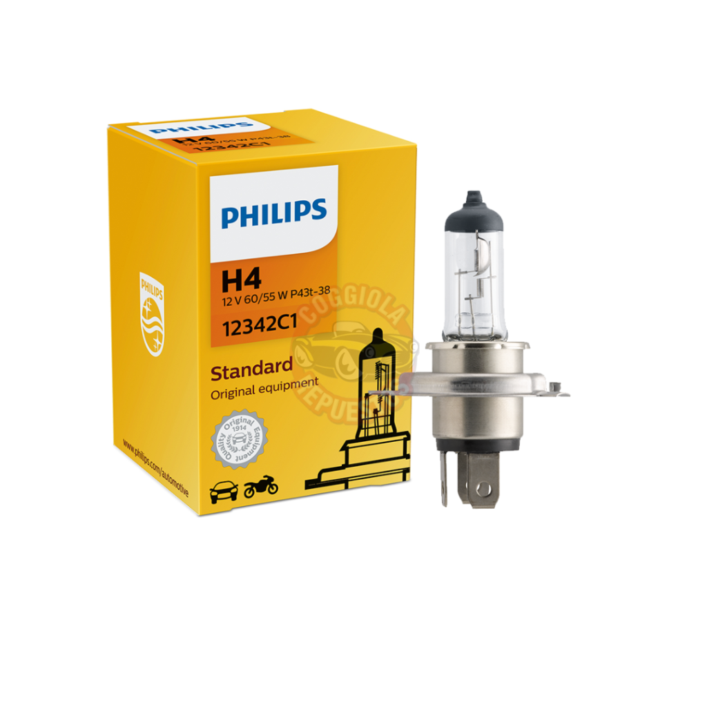 LAMPARA HALOGENA ESTANDAR 12V PHILIPS